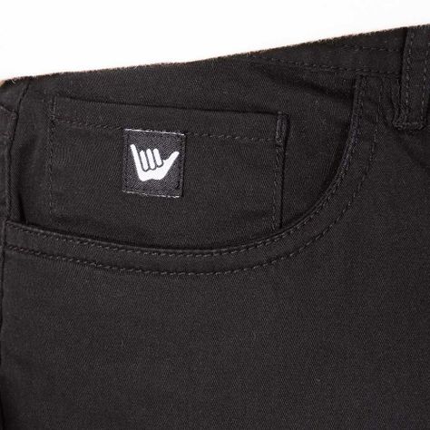 Pantalon Washed Hombre Negro Hang Loose-5