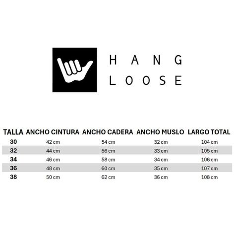 Pantalon Washed Hombre Negro Hang Loose-7