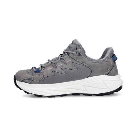 Zapatillas Trail Running Hombre Track Gris Azul Spalding-1