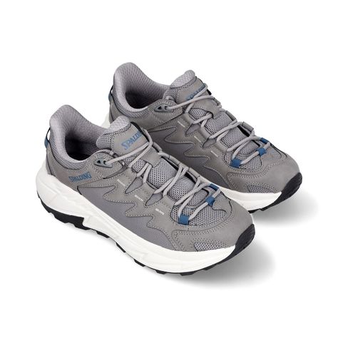 Zapatillas Trail Running Hombre Track Gris Azul Spalding-3