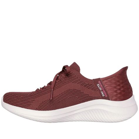 Zapatillas Urbanas Skechers Mujer Ultra Flex 3.0-Brilliant 14971-Burg-1