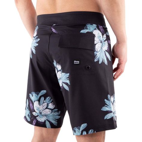 Traje De Baño Hombre Flow Negro Hang Loose-1