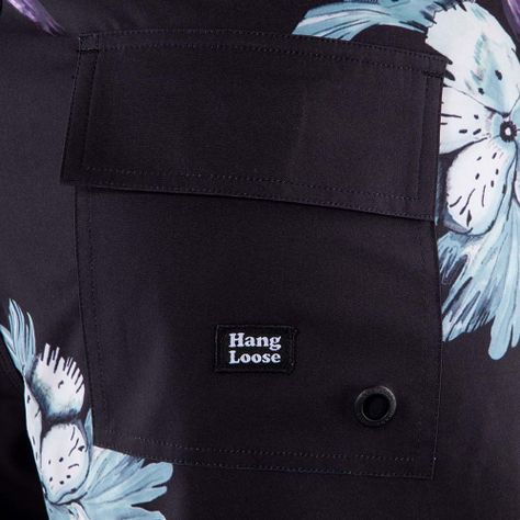 Traje De Baño Hombre Flow Negro Hang Loose-4