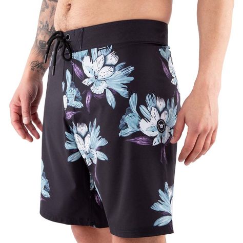 Traje De Baño Hombre Flow Negro Hang Loose-5