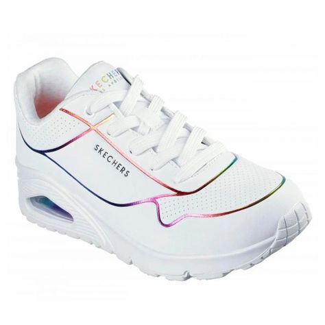 Zapatillas Urbanas Skechers Mujer Uno - Electric Lines 155168-WMLT-4