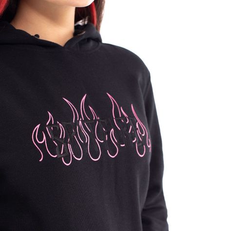 Polerón Hoodie Long Fit Mujer Unisex Spitfire Negro-3