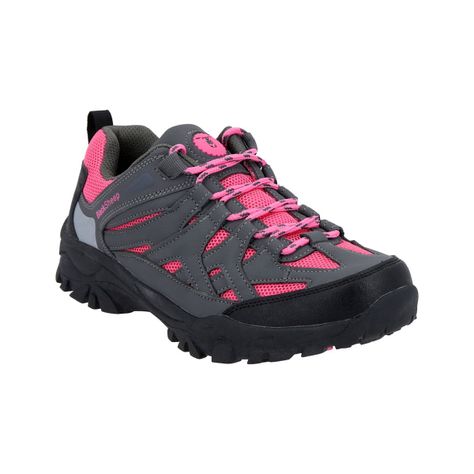 Zapatilla Outdoor Bajo Gris-Rosa BlackSheep Puyehue-1
