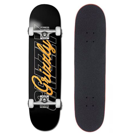 Tabla Skate Completa Grizzly Black 8.0'' Grizzly Griptape-0
