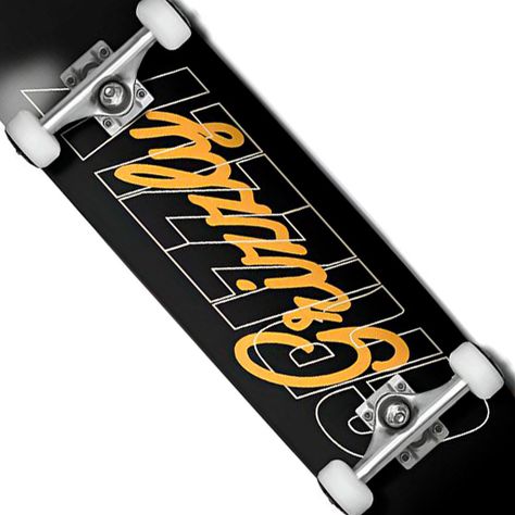 Tabla Skate Completa Grizzly Black 8.0'' Grizzly Griptape-1