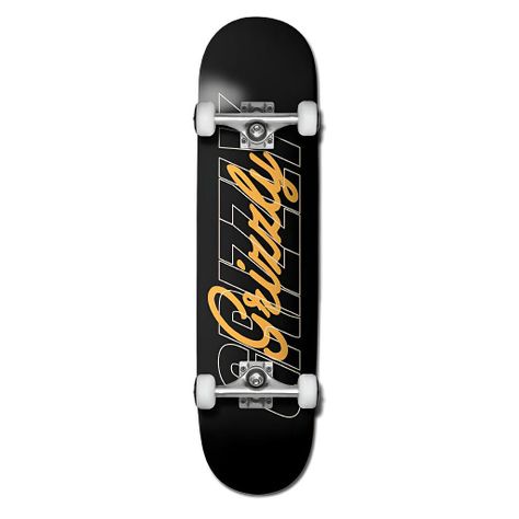 Tabla Skate Completa Grizzly Black 8.0'' Grizzly Griptape-2