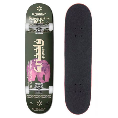 Tabla Skate Completa Arabic 8.0'' Grizzly Griptape-0