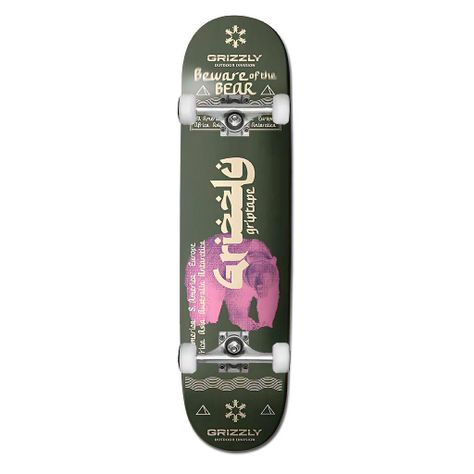Tabla Skate Completa Arabic 8.0'' Grizzly Griptape-2