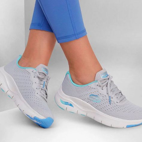 Zapatillas Urbanas Skechers Mujer Arch Fit  149722-GYBL-4