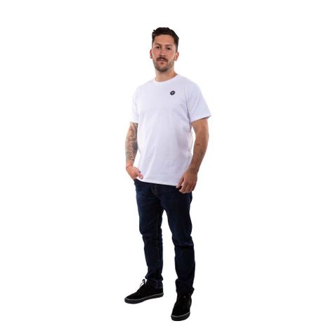 Polera Manga Corta Hombre Logolabel Blanco Hang Loose-5