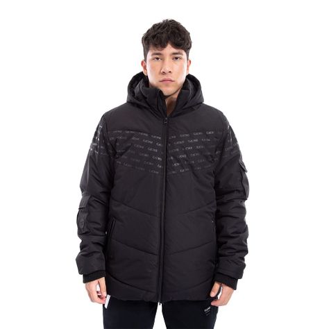 Parka Cac1ke Manga Larga Negro-0
