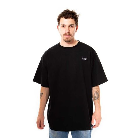 Polera Manga Corta Negro Genderless Spitfire-0