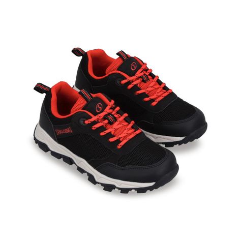 Zapatillas Outdoor Junior Kaya Negro Rojo Spalding-3