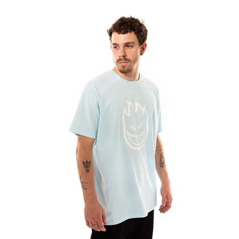 Polera Manga Corta Celeste Authentic Spitfire-1