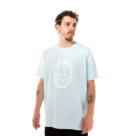 Polera Manga Corta Celeste Authentic Spitfire-2