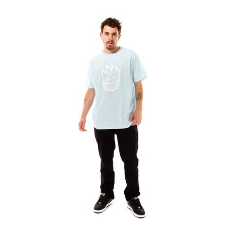 Polera Manga Corta Celeste Authentic Spitfire-5