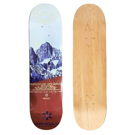 Tabla Skate Deck Wood 8.0'' Grizzly Griptape-0