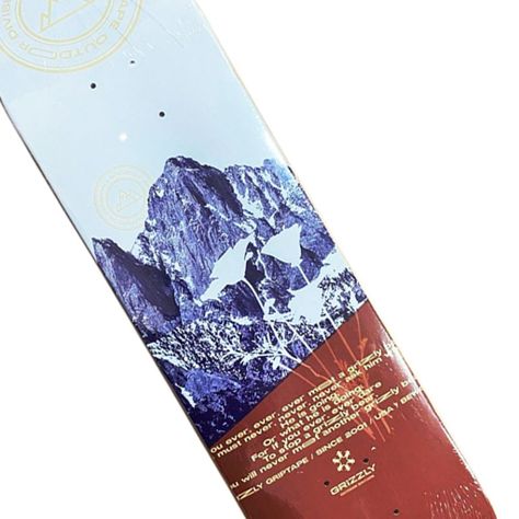 Tabla Skate Deck Wood 8.0'' Grizzly Griptape-1