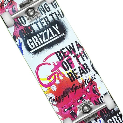 Tabla Skate Completa Beware Of The Bear 8.0'' Grizzly Griptape-1