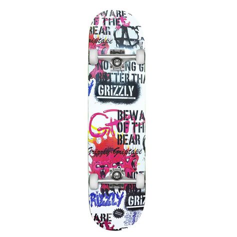 Tabla Skate Completa Beware Of The Bear 8.0'' Grizzly Griptape-2