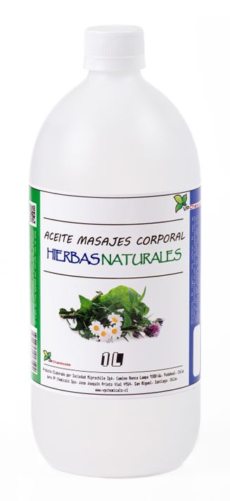 Aceite De Masajes Hierbas Naturales - 1 Litro-0