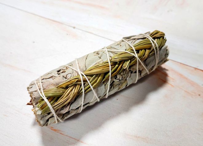 Salvia Blanca con SweetGrass-0