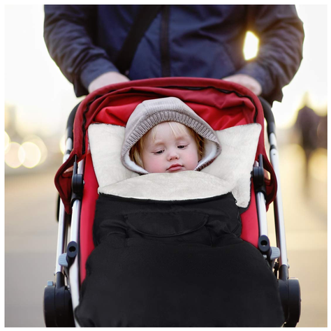 SACO PARA COCHE BEBE IMPERMEABLE CON POLAR-1