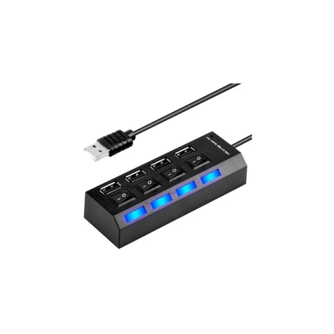 ADAPTADOR HUB MULITPUERTOS USB 4 PUERTOS-0