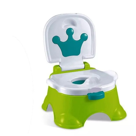 PELELA BACINICA PARA BEBE CORONA VERDE-0