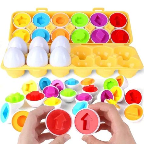 HUEVOS EDUCATIVOS MONTESSORI ENCAJE DE FIGURAS-0