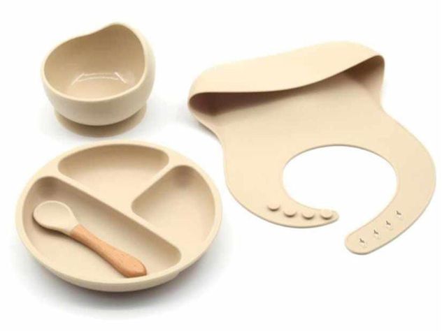 SET VAJILLA DE ALIMENTACION PARA BEBE SILICONA-1