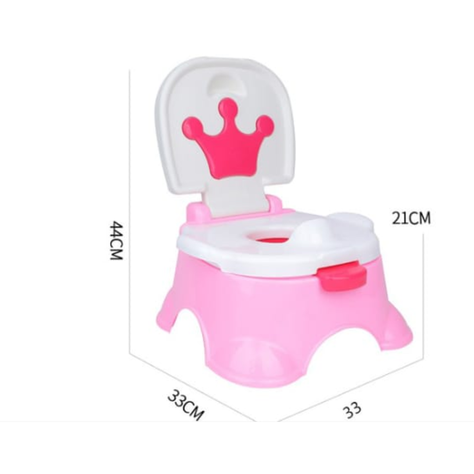 PELELA BACINICA PARA BEBE CORONA ROSA-1
