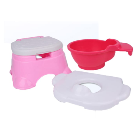 PELELA BACINICA PARA BEBE CORONA ROSA-3
