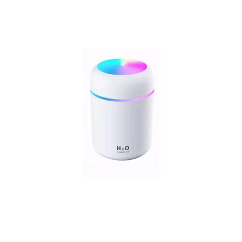 HUMIDIFICADOR DIFUSOR LED COLORFULL BLANCO-0