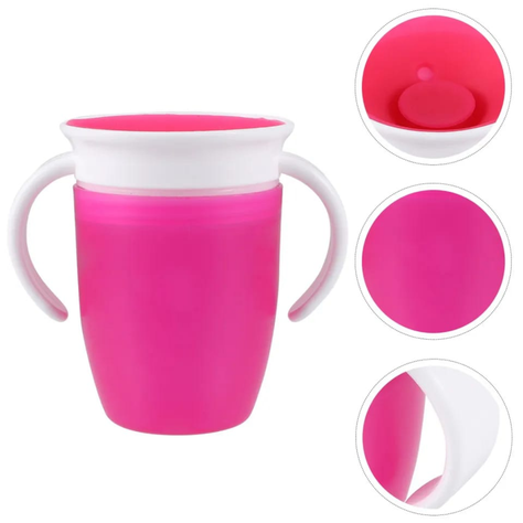 VASO ANTIDERRAME 360 CON ASAS 270ML FUCSIA-0