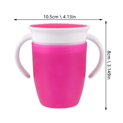 VASO ANTIDERRAME 360 CON ASAS 270ML FUCSIA-2