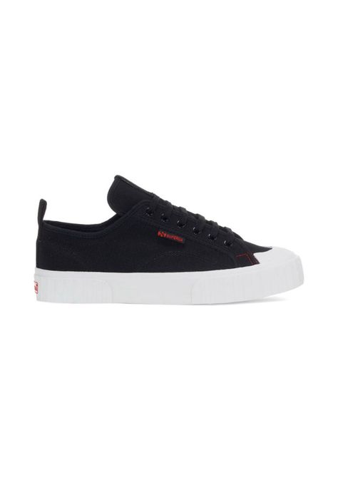 Zapatilla 2630 Stripe Black White Red-0