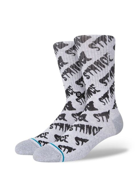 Stance Sock Repeater Screen Heathergrey-0