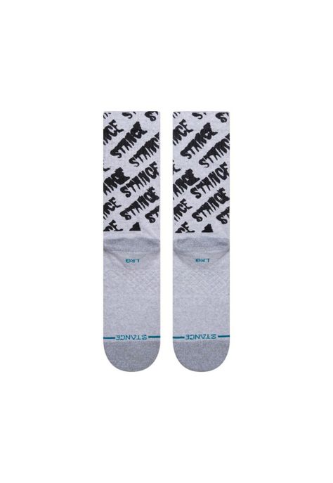 Stance Sock Repeater Screen Heathergrey-2