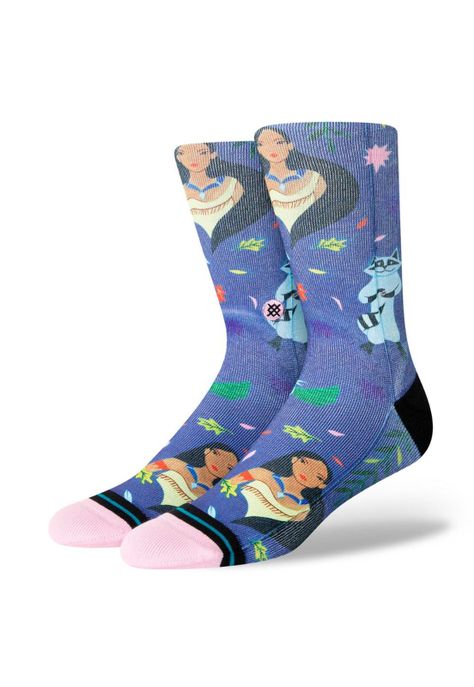 Stance Sock Men Pocahontas By Estee Preda Lilacice-0