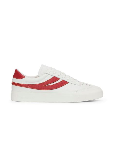 Zapatilla 4834 Club Swallow White Red-0