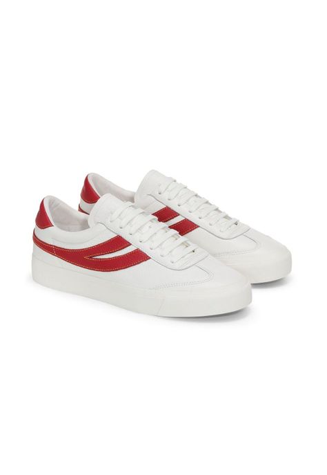 Zapatilla 4834 Club Swallow White Red-1