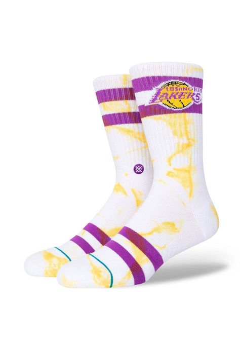 Stance Sock Los Angeles Lakers Dyed Men Gold-0