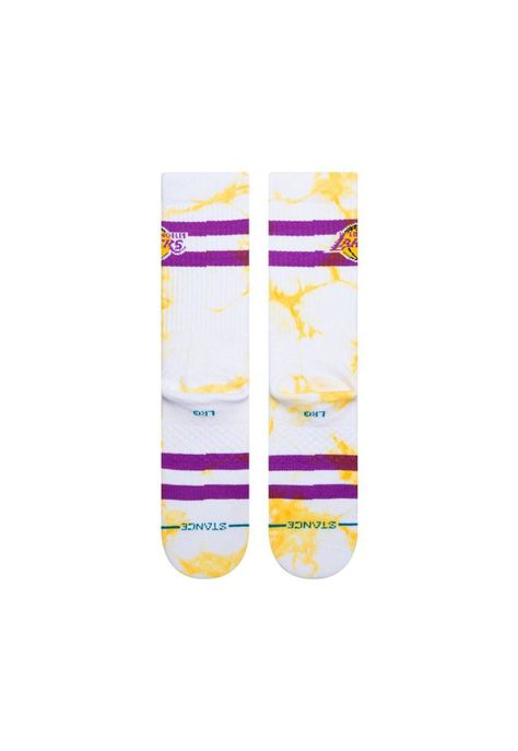 Stance Sock Los Angeles Lakers Dyed Men Gold-2