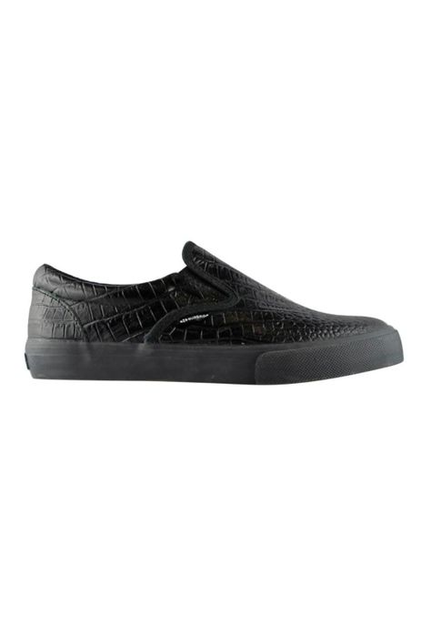 Zapatilla 2311 SlipOn Black Crocodrile-0