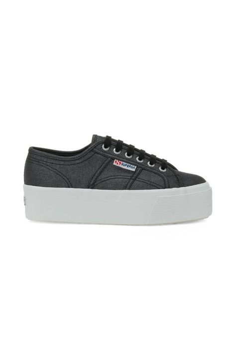 Zapatilla 2790 Glitter Canvas Black-0